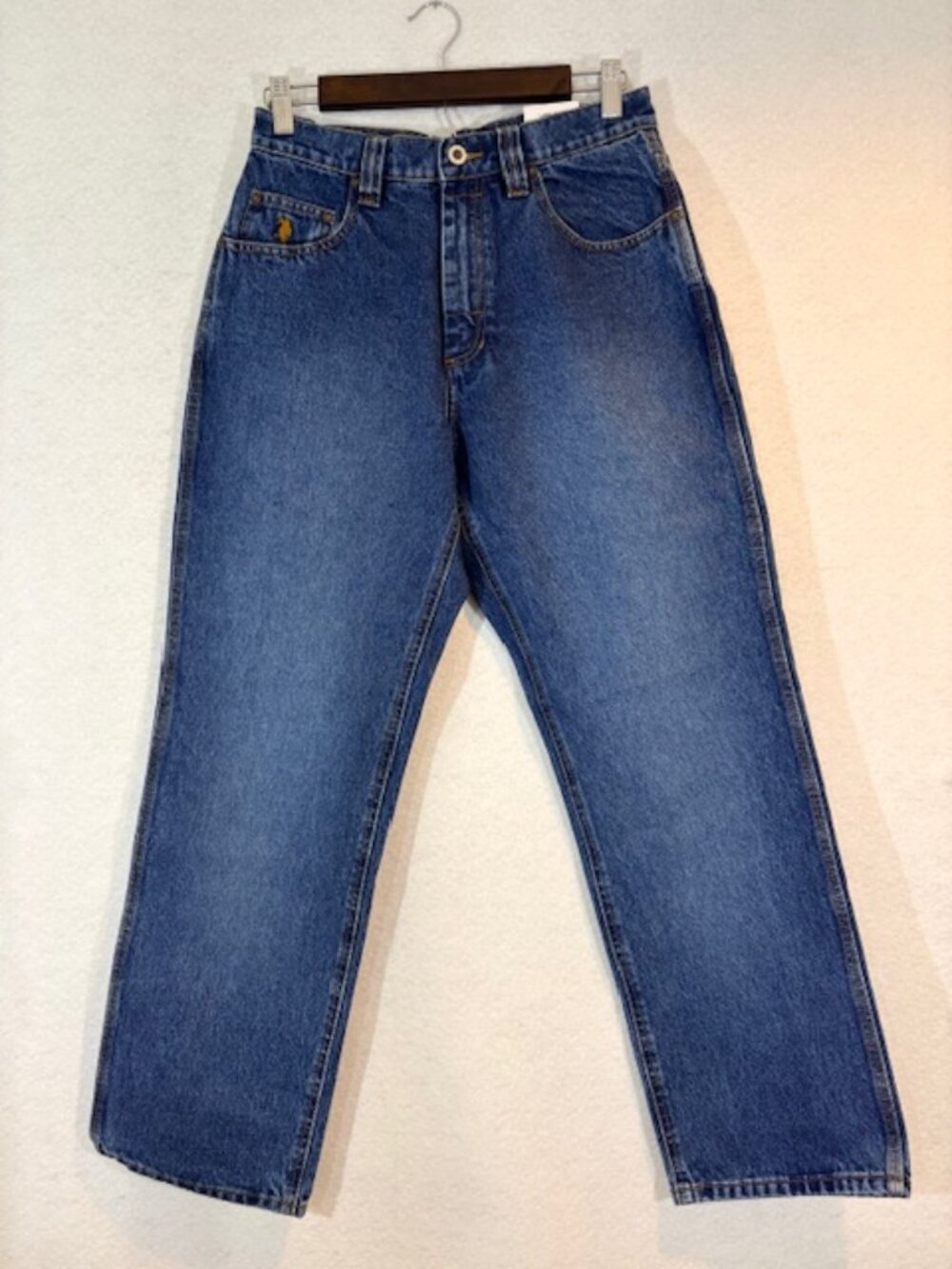 U.S. POLO ASSOC. Vintage Jeans Straight Leg Classic Medium Wash Blue  29x30 NEW